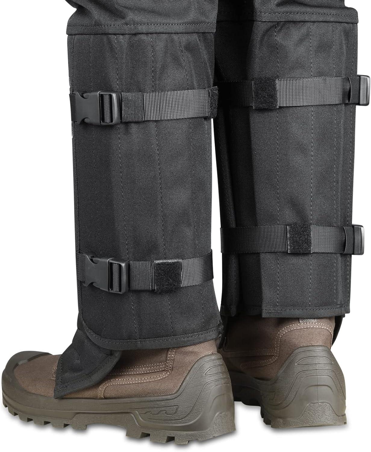 imageQOGIR Snake Guard Chaps Gaiters for Hunting Snake Gear with Full Protection for Ankle to Lower and Thigh Legs from Snake Bites ampamp Briar Thorns ampamp Brush