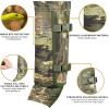 QOGIR Snake Chaps Snake Guard Gaiters for Briar-Proof Upland Hunting Chap, Waterproof Brush Protector Chap, Hunting Gaiters(Digital Camo)