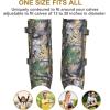 QOGIR Snake Gaiters 3 Pack: Durable Snake Guards for Hunting, Snake Gaiter Leggings for Men & Women, Snake Bite Protection for Lower Legs, Snake Proof Gaiters(New Tree Camo-3 Pack)