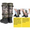 QOGIR Snake Gaiters for Hunting: Durable Snake Guards, Snake Gaiter Leggings for Men & Women, Snake Bite Protection for Lower Legs, Snake Proof Gaiters with Adjustable Size(Mountain Camouflage)