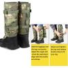 QOGIR Snake Gaiters for Hunting: Durable Snake Guards, Snake Gaiter Leggings for Men & Women, Snake Bite Protection for Lower Legs, Snake Proof Gaiters with Adjustable Size(Camo)