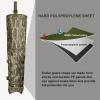 QOGIR Snake Guard Protection Chaps: Snake Bite Protection for Ankle to Thigh Snake Chaps, Waterproof Snake Gaiters(Bark Camo)