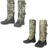 QOGIR Snake Gaiters Snake Guard: Durable Snake Guards, Snake Gaiter Leggings for Men & Women, Snake Bite Protection for Lower Legs, Snake Proof Gaiters with Adjustable Size
