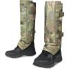 QOGIR Snake Gaiters for Hunting: Durable Snake Guards, Snake Gaiter Leggings for Men & Women, Snake Bite Protection for Lower Legs, Snake Proof Gaiters with Adjustable Size(Camo)