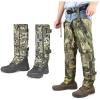 QOGIR Snake Guard Chaps & Silent Camo Snake Gaiter for Hunting: Snake Gear with Full Protection from Snake Bites & Briar Thorns & Brush