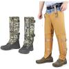 QOGIR Snake Guard Chaps & Silent Camo Snake Gaiters for Hunting: Snake Gear with Full Protection from Snake Bites & Briar Thorns & Brush