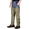 QOGIR Snake Guard Protection Chaps: Snake Bite Protection for Ankle to Thigh Snake Chaps, Waterproof Snake Gaiters(Bark Camo)