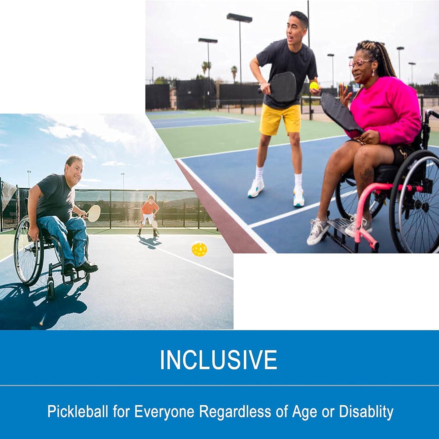 imageQOGIR Pickleball Ball Retriever 3 Pack Easy Pickleball Ball Accessory to Pick Up Pickleball Balls Without Bending Over Attaches to Pickleball Paddle Bottom Fits Any Pickleball Paddles Black