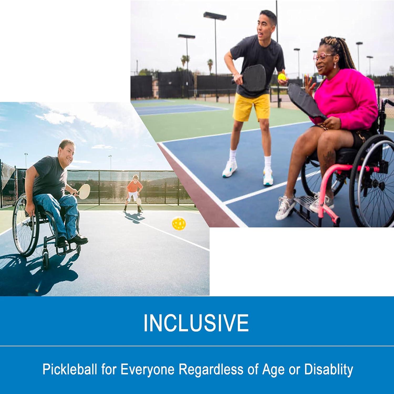 imageQOGIR Pickleball Ball Retriever Easy Pick Up Without Bending Over Fits Any PaddleBlack4 Pack