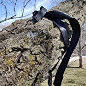 imageQOGIR QuickConnect Safety Tree Strap Fall Protection Harness Tree Strap for TreeStand Hunting Climbing Tree Strap Tree Stand Accessories Black