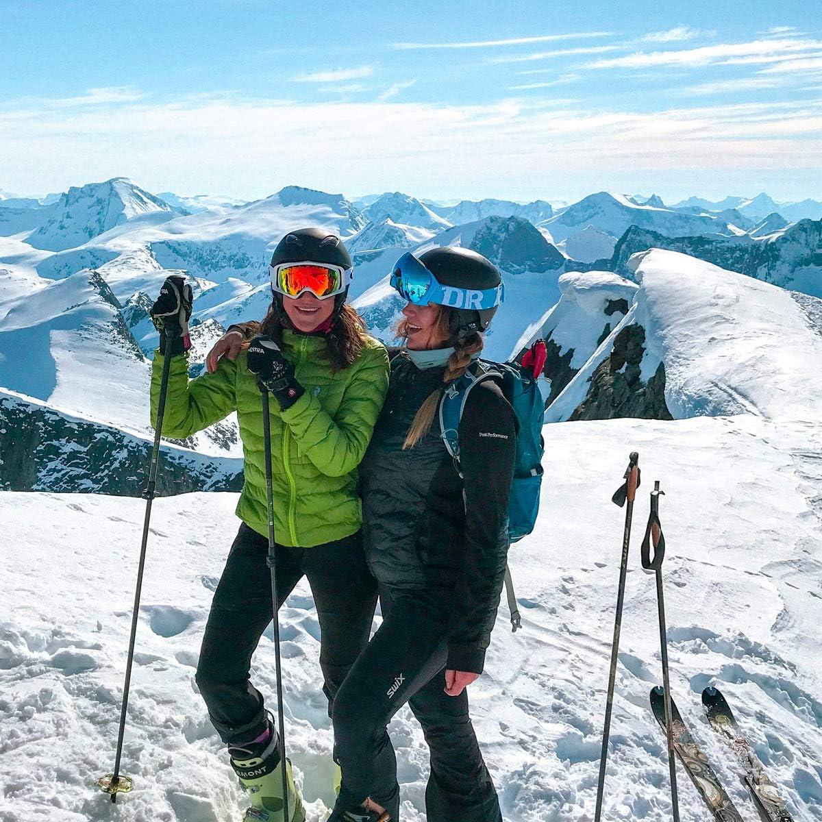 imageQOGIR Ski and Pole Carrier Strap 1 Pack Adjustable Size Great for Men Women and KidsSky Blue