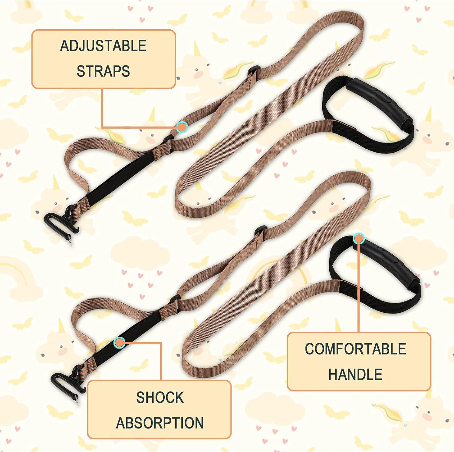 imageQOGIR Ski and Snowboard Harness for Kids Learn to Ski Safely and Teach Your Child The Speed Control of SkiingMini Backpack Wuth Seat Harness