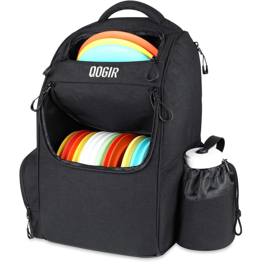 imageQOGIR Disc Golf Bag Durable Disc Golf Backpack Lightweight Disc Golf Bag Introductory Disc Golf Bag for Disc Golf Sport