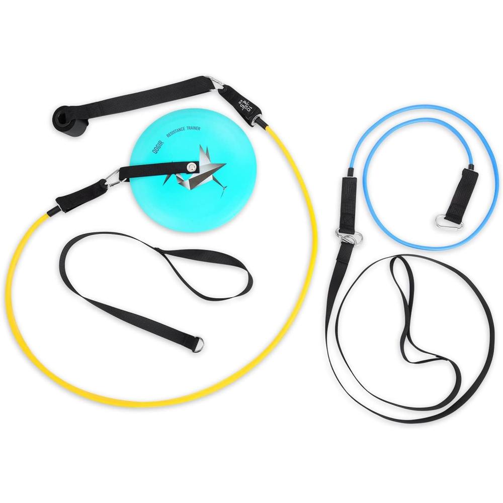 imageQOGIR Disc Resistance Speed Trainer Practice Backhand or Forehand Throws to Improve Your Disc Golf Technique Practice Disc Golf Anywhere Essential Disc Golf Sports Training Tool