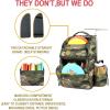 QOGIR Disc Golf Bag, Durable Disc Golf Backpack, Lightweight Disc Golf Bag with Two Sidewall Supports and Dividers Design, Introductory Disc Golf Bag for Beginners and Casual Disc Golf Rounds