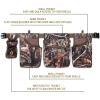 QOGIR Dove Belt Game Bag: Hunting Bags with Game Pouch Shell Bags Water Bottle Carrier, Adjustable Field and Game Belt, Breathable Shooting Belt, Dove Hunting Gear, Dove Hunting Accessories(Brown)