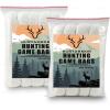 QOGIR Elk Game Bags Hunting Meat: 4-Pack 48-Inch Reusable Meat Game Bags, Lightweight Game Deer, Antelope and Sheep Bags, Breathable Rolled Heavy Duty Quarter Bags, Big Game Bags for Elk, Caribou