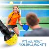 QOGIR Pickleball Ball Retriever: Easy Pick Up Without Bending Over, Fits Any Paddle(Black-1 Pack)