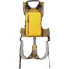 QOGIR Ski Harness for Kids: Teach Your Child The Speed Control of Skiing with Mini Backpack and Adjustable Seat Harness(Lemon Yellow)