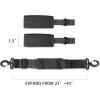 QOGIR Ski Strap and Pole Carrier: Adjustable Cushioned Shoulder Sling for Easy Transport, Ski Gear &Snowboard Carrying System(1 Pack)