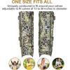 QOGIR Snake Giaters 3 Pack, Waterproof Snake Guards & Snake Chaps for Hunting, Snake Bite Protection (Woodland Camo -3 Pack)