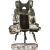 QOGIR Turkey Vest for Hunting with Seat Cushion: Comfortable Turkey Hunting Vest, Adjustable Turkey Vest with Game Pouch(Tree Camo)