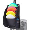 QOGIR Disc Golf Cart Putter Pouch: Holds 8 Putters | Includes 2 Side Pockets for Scorecard Clipboard, Mini Disc and Pencil | Includes 2 Grommets for Hanging Towels | Fits Almost Any Disc Golf Cart