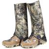 QOGIR Hunting Gaiters Boot Gaiters: Durable Leg Gaiters for Hunting, Waterproof Hiking Gaiters with Upgraded Rubber Foot Strap, Adjustable Snow Boot Gaiters for Hiking, Hunting, and More