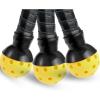 QOGIR Pickleball Ball Retriever 3 Pack, Easy Pickleball Ball Accessory to Pick Up Pickleball Balls Without Bending Over, Attaches to Pickleball Paddle Bottom, Fits Any Pickleball Paddles, Black