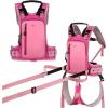 QOGIR Ski and Snowboard Harness for Kids: Learn to Ski Safely and Teach Your Child The Speed Control of Skiing,Mini Backpack, Adjustable Seat Harness