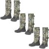 QOGIR Snake Giaters 3 Pack, Waterproof Snake Guards & Snake Chaps for Hunting, Snake Bite Protection (Woodland Camo -3 Pack)