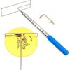 QOGiR Disc Golf Retriever Pole: Telescoping Discs Retriever Extends Up to 16ft, Disc Golf Grabber Tool with Durable Stainless Steel Frame Head & Hook, Retrieve Discs More Often – Patented Technology