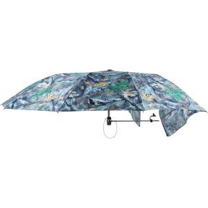 QOGIR Tree Stand Umbrella, 57″ Camo Hunting Umbrella Roof Cover, Weather-Resistant and Durable Treestand Blind Shelter, Portable Hunting Gear and Accessories