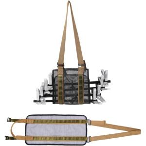 QOGIR Climbing Stick Carrier – Universal Climbing Stick Carrying System for Saddle Hunting, Tree Steps Transport Strap, Adjustable & Durable Pack Strap for Hunting Gear, Fits All Climbing Stick Brands