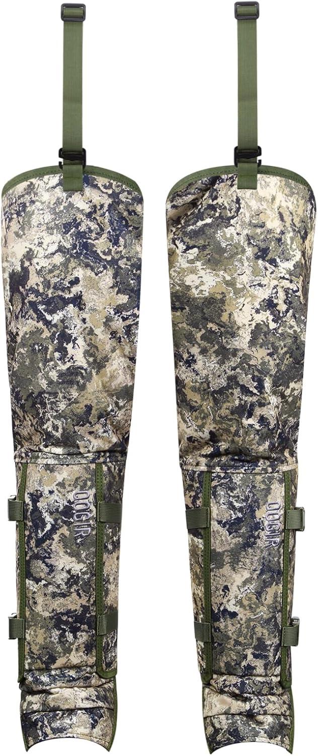 image:imageQOGIR Snake Guard Protection Chaps Snake Bite Protection for Ankle to Thigh Snake Chaps Waterproof Snake GaitersMountain Camo