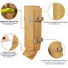 QOGIR Snake Gaiters 3 Pack: Durable Snake Guards for Hunting, Snake Gaiter Leggings for Men & Women, Snake Bite Protection for Lower Legs, Snake Proof Gaiters(Mud Color)