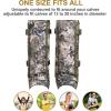 QOGIR Snake Gaiters 3 Pack: Durable Snake Guards for Hunting, Snake Gaiter Leggings for Men & Women, Snake Bite Protection for Lower Legs, Snake Proof Gaiters(Mountain Camo)